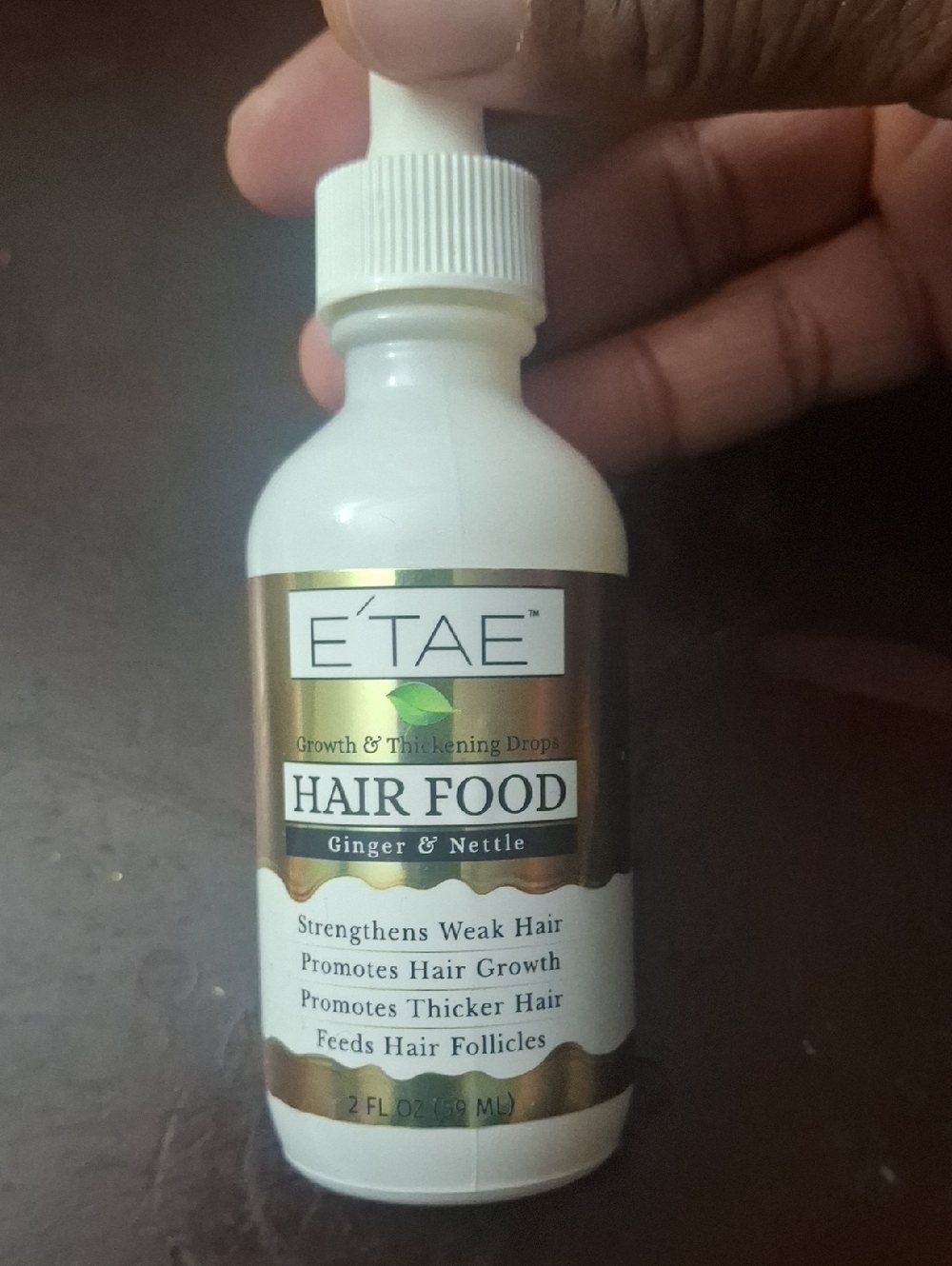 ÉTAE Hair Food Ginger & Nettle Growth Drops - White Bottle
